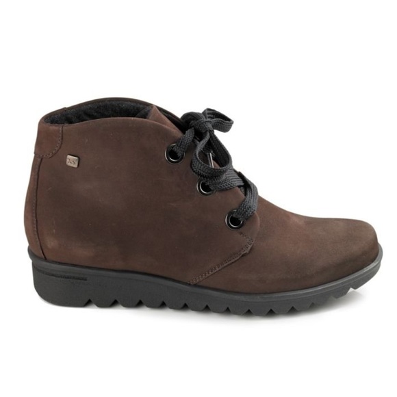 HARTJES SHARKY AUBERGINE NUBUCK CHUKKA BOOTS - Picture 11 of 12
